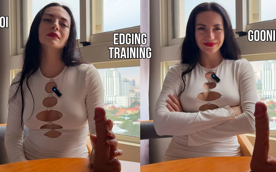 Gooning JOI & Edging Training For Addicted Stroker Slaves 4к